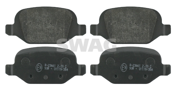 set placute frana,frana disc 70 91 6370 SWAG